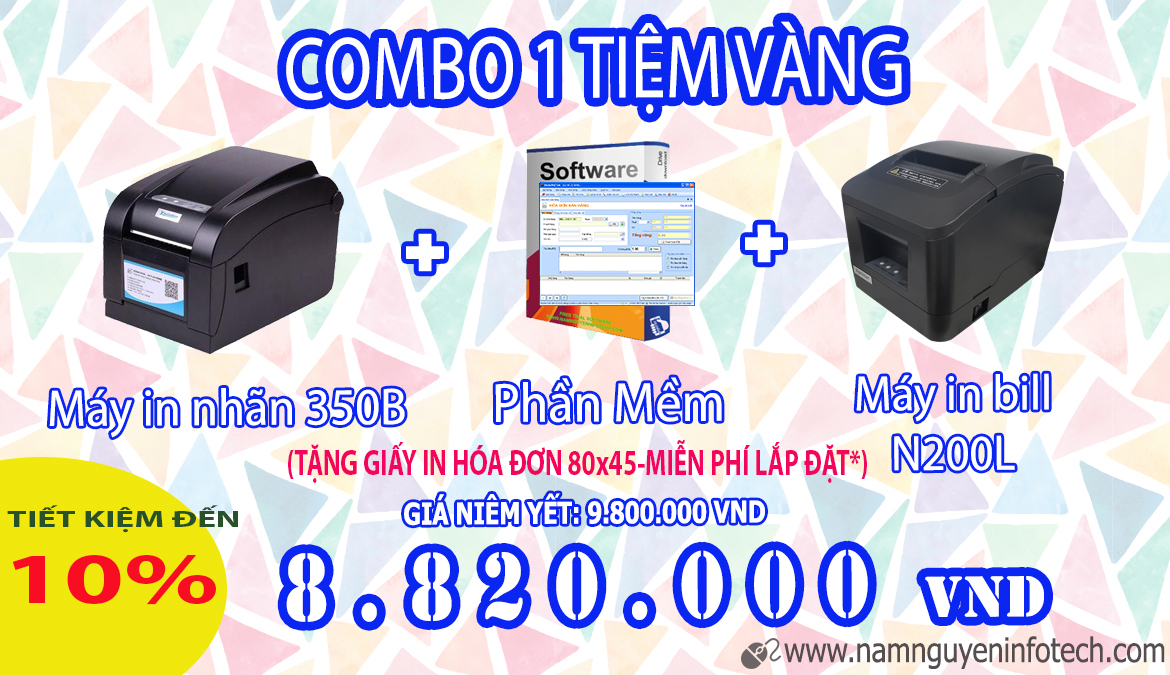 Combo 1 tiệm vàng